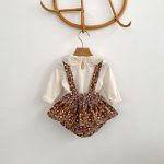【66-90cm】トップスorサロペット ベビー レース 花柄 - 画像 (5)