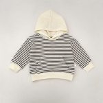 【73-110cm】トップス ベビー 帽子付き ボーダー - 画像 (7)