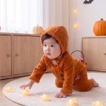 【66-90cm】オールインワン ベビー かぼちゃ ハロウィン - 画像 (10)