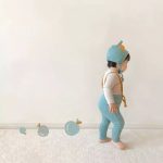 【66-90cm】サロペット ベビー 可愛い リブ ストレッチで快適 - 画像 (10)