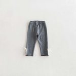 【73-100cm】レギンス ベビー リボン付き スウィート - 画像 (7)