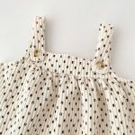 【73-110cm】ワンピース 女の子 コーデュロイ ドット - 画像 (17)