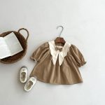 【73-100cm】ワンピース ベビー レトロ プリンセス - 画像 (13)