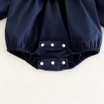【66-90cm】ロンパース ベビー 馬刺繡 折り襟 - 画像 (10)