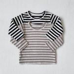 【73-100cm】Tシャツ ボーダー ニット クルーネック 男女兼用 ベビー キッズ - 画像 (10)