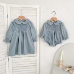 【66-130cm】ロンパースorワンピース 女の子 姉妹服 小花柄 - 画像 (4)