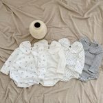 【66-90cm】長袖ロンパース ベビー コットン かわいい - 画像 (4)