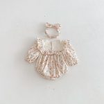 【66-130cm】ロンパースorワンピース 女の子 姉妹服 フラワー柄 - 画像 (13)