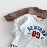 【80-130cm】セットアップ キッズ フェイクレイヤード カジュアル - 画像 (4)