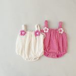 【66-90cm】ロンパース ベビー バタフライ フラワー 可愛い - 画像 (11)