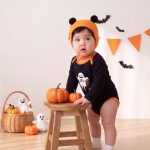 【66-90cm】ロンパース&帽子 HAPPY HALLOWEEN - 画像 (9)
