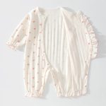 【59-90cm】ロンパース ベビー 可愛い ハートウサギ - 画像 (4)
