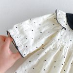 【66-90cm】ロンパース ベビー レース ドット - 画像 (11)