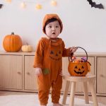 【66-90cm】オールインワン ベビー かぼちゃ ハロウィン - 画像 (14)