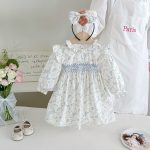 【66-130cm】ロンパースorワンピース ベビー 姉妹服 フラワー柄 - 画像 (5)