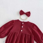 【66-90cm】ロンパース ベビー 可愛い 蝶結び - 画像 (10)