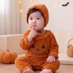 【66-90cm】オールインワン ベビー かぼちゃ ハロウィン - 画像 (12)