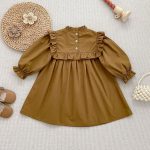 【66-130cm】ロンパースor長袖ワンピース 女の子 姉妹コーデ 刺繍入り - 画像 (12)