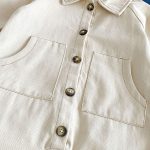 【66-90cm】オールインワン ベビー デニム 無地 - 画像 (11)