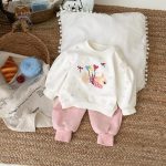 【73-100cm】セットアップ ベビー カートゥーン カジュアル - 画像 (7)