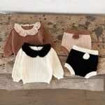 【66-100cm】セットアップ ベビー ニット おしゃれ