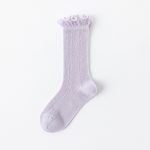 【GOODS】ハイソックス 無地 フリル メッシュ - 画像 (10)