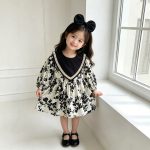 【66-120cm】ロンパースorワンピース ベビー 韓国風 合わせやすい - 画像 (4)