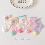 【GOODS】ソックス 3足セット カートゥーン かわいい - 画像 (5)