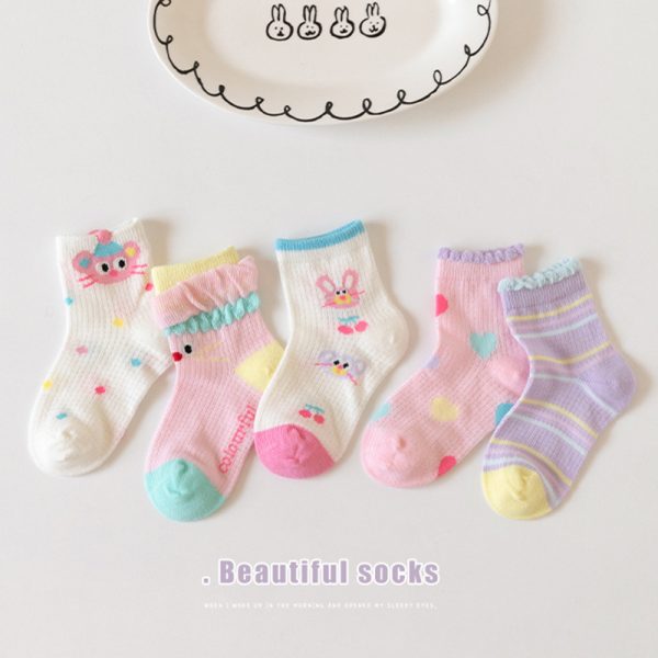 【GOODS】ソックス ３足セット カートゥーン かわいい
