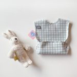 【GOODS】食事エプロン チェック柄 ノースリープ かわいい - 画像 (8)