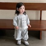 【73-110cm】セットアップ ベビー 切り替え スウィート - 画像 (7)