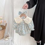 【66-90cm】ロンパースorワンピース ベビー 花柄 姉妹服 - 画像 (7)