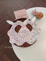 【GOODS】よだれかけ ウサ耳 かわいい カートゥーン - 画像 (2)