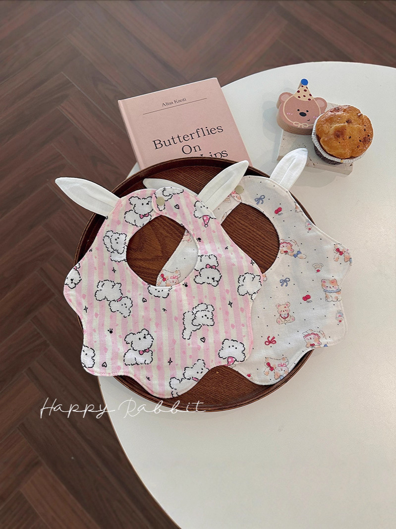 O1CN01dVyYKa1yA0ArLdeAa_2215705426537-0-cib.jpg 【GOODS】よだれかけ ウサ耳 かわいい カートゥーン - 画像 (1)