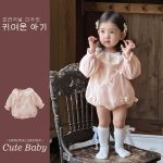 【66-90cm】ロンパース ベビー リボン おしゃれ - 画像 (3)