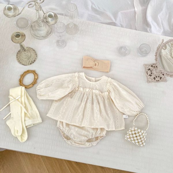 【66-100cm】セットアップ ベビー 刺繍 おしゃれ