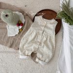 【73-100cm】トップスorサロペット ベビー 花柄 シンプル - 画像 (7)