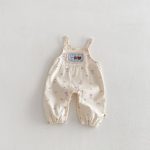 【73-100cm】サロペットorシャツ ベビー 可愛い ベージュ - 画像 (10)