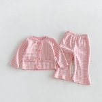 【66-90cm】セットアップ ベビー レトロ チェック - 画像 (10)