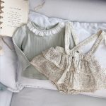 【66-100cm】サロペットロンパース&トップスベビー 小花柄 - 画像 (11)
