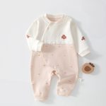 【52-66cm】カバーオール ベビー きのこ プリント - 画像 (4)