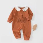 【66-90cm】カバーオール ベビー 襟付き 折り襟 - 画像 (4)