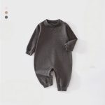 【66-90cm】カバーオール ベビー シームレス 無地 - 画像 (4)