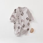 【52-66cm】カバーオール ベビー くま プリント - 画像 (4)