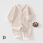 【59-90cm】カバーオール ベビー ジャカード シンプル - 画像 (6)