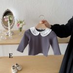 【66-100cm】長袖Tシャツ ベビー服 女の子 おしゃれ 襟付き 刺繍 - 画像 (15)