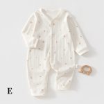 【59-90cm】カバーオール ベビー ジャカード シンプル - 画像 (7)