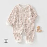 【59-90cm】カバーオール ベビー ジャカード シンプル - 画像 (10)
