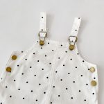 【73-110cm】サロペット ベビー オシャレ デニム ドット - 画像 (16)