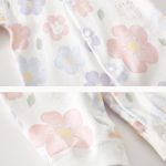 【66-90cm】ロンパース ベビー フラワー シンプル - 画像 (11)